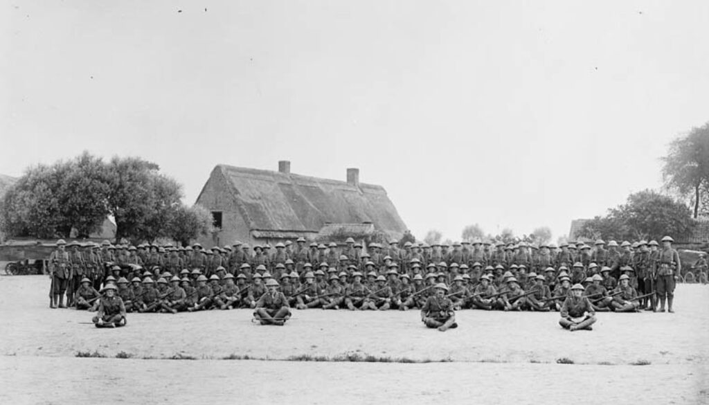 206_B Company (2nd Canadian Infantry Battalion). July, 1916.
